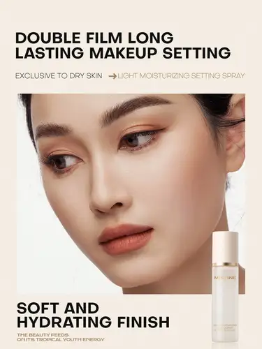 Imagen 2 del producto Mistine Bruma fijadora de maquillaje para efecto de maquillaje duradero Control de aceite y spray nutritivo mate fijador 100 ml 1 paquete