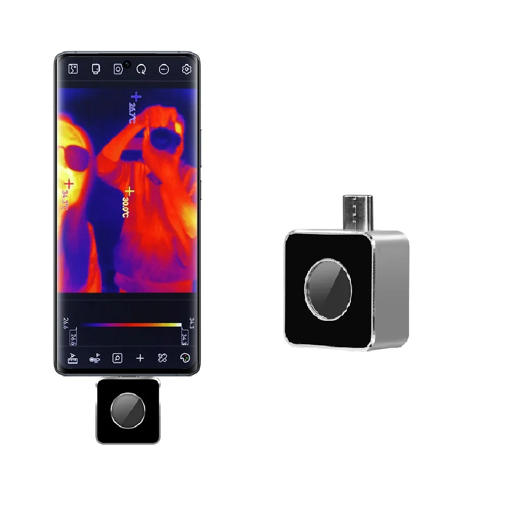 Chinese Manufacturers Custom VICTOR 328A -15 - 600 Degrees Celsius Mini Mobile Phone Thermal Imager