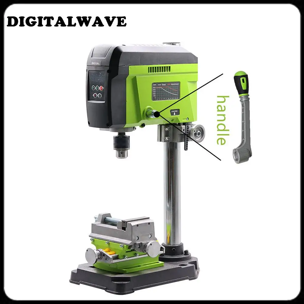 Digital display high precision bench drill Small household 220V industrial grade drilling and milling machine Mini