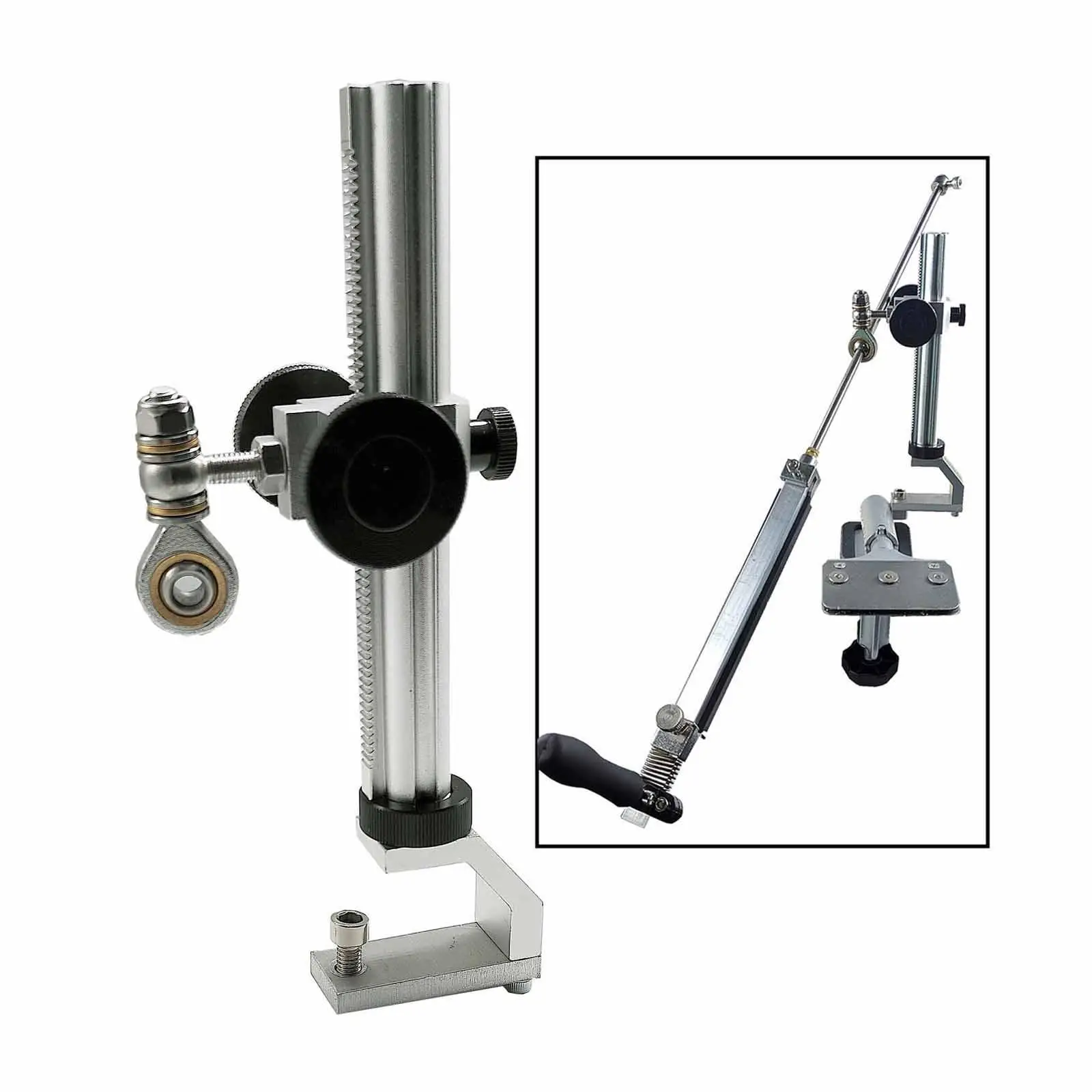 Electric Drill Press Stand Table Drill Press Tool Holder Fine Tuning Knob for Fixed Frame Rotary Tool Accessories