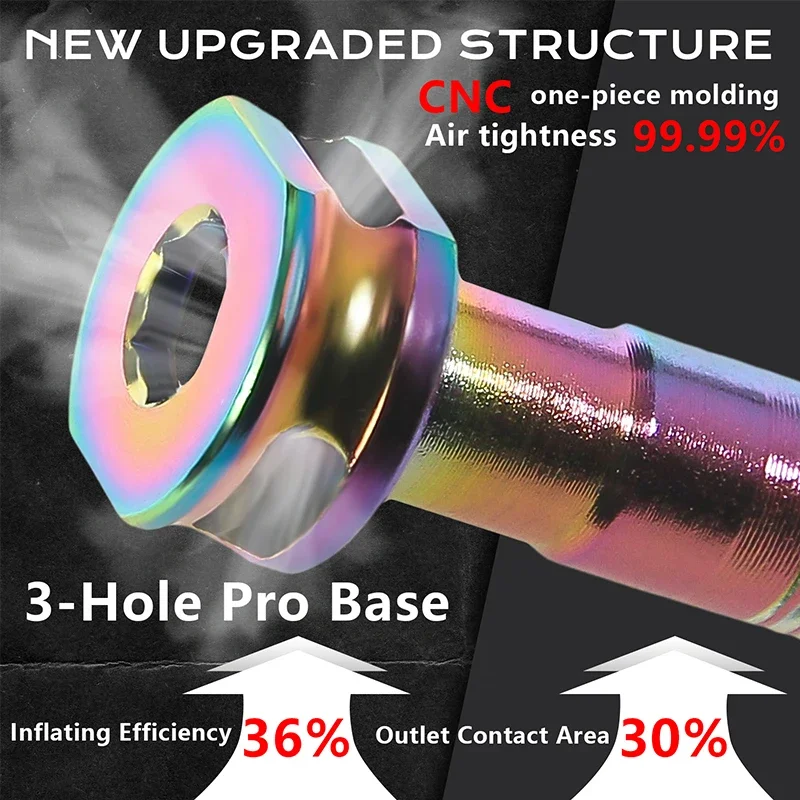 BUCKLOS Bicycle Presta Tubeless Valve 40mm 44mm 55mm 60mm F/V Road Bicycle Rim Valve Aluminum Alloy Bike Valves Cycling Parts