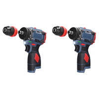 ABGG-2X 16.8V 2-In-1 Lithium Drill Electric Screwdriver Multi-Function Power Tool 45Nm Torque Brushless Motor Screw Driver B