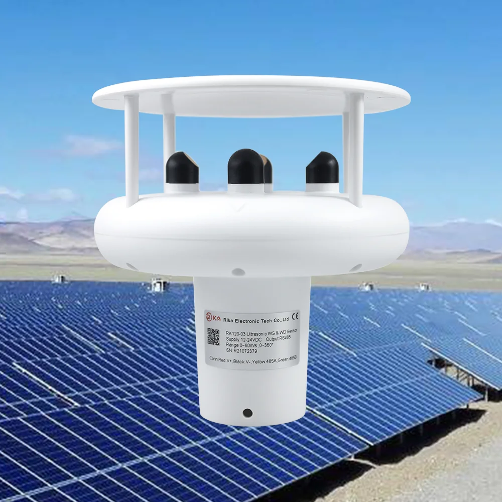 2026 RK120-03 ASA Shell More Lightweight Ultrasonic Probe Reflection Wind Meter for Speed Direction Measurement Measuring Instru