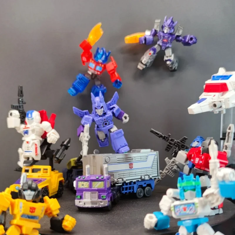 

Новый список Blokees Трансформеры Defender Версия 5, Galvatron Jetfire Optimus Prime, отражатель в сборе, модель игрушки, слепая коробка, подарок