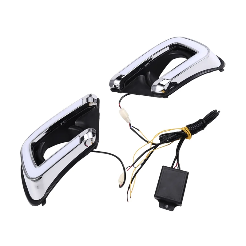 

LED Fog Lamp Hole Turn Signal DRL 1 Pair For Dodge Journey FIAT Freemont 2014-2017 Car Daytime Running Light-A28K