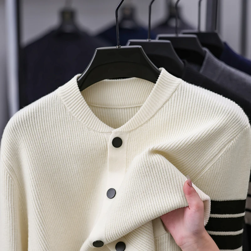 Fashion Man Long-Sleeved Knitt - Winter Clothing Men Style ulasan dan harga