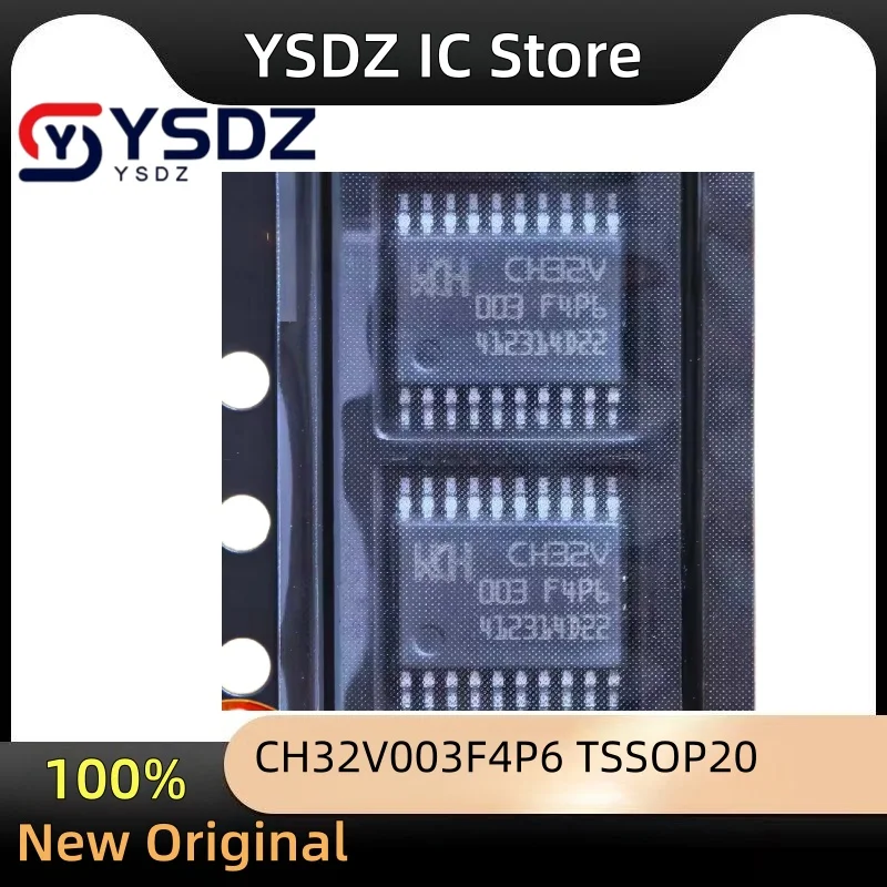 (10 Pieces) New Original CH32V003F4P6 CH32V CH32V003 CH32V003F4 TSSOP20 Chipset