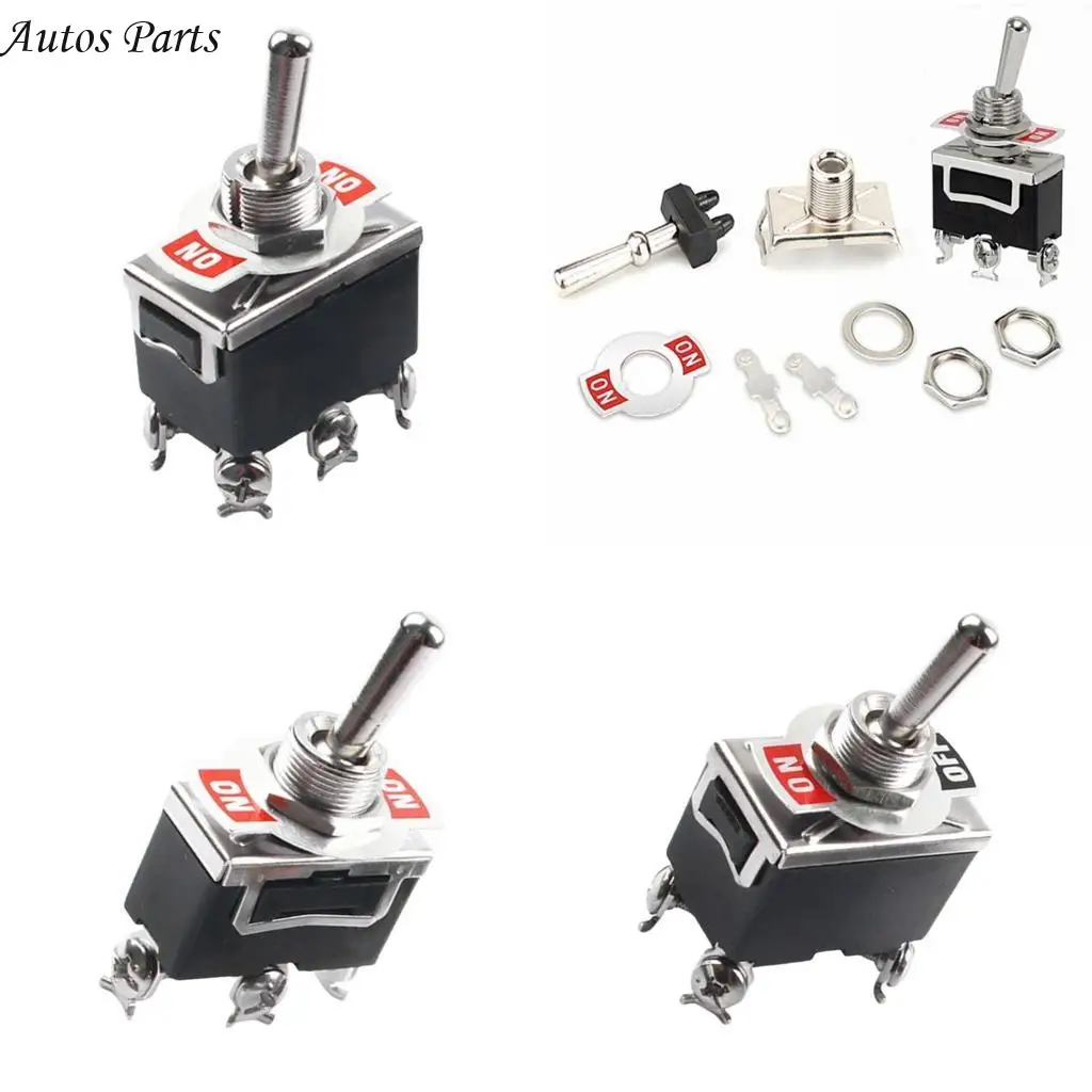 

57BA 12mm Switches Toggle Switches 250V 15A ON-OFF-ON / ON-OFF Power Button Switches