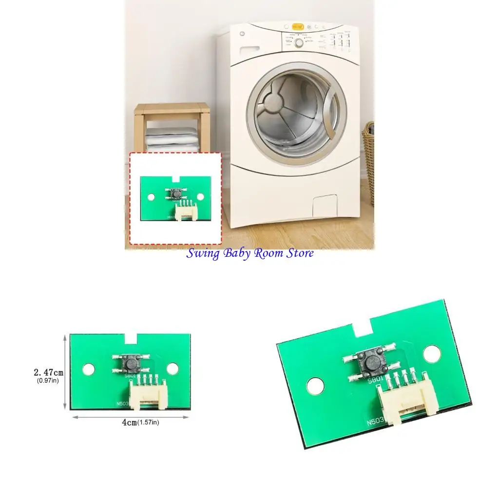 K1AD Wall Mounted Small Washer Control Keypad Replacement Part Green PCB Texture