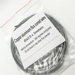 Copper aluminum flux cored wire copper weld wire low temperature brazing solder welding rods for AC & Refrigeration 2.0*3mm
