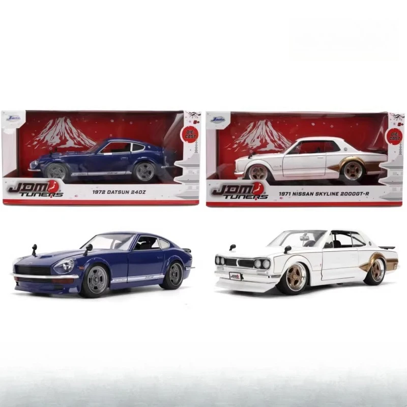 

Jiada JDM Japanese Alloy Car Model Nissan GTR Mazda 1:24 Static Collectible Model Toy