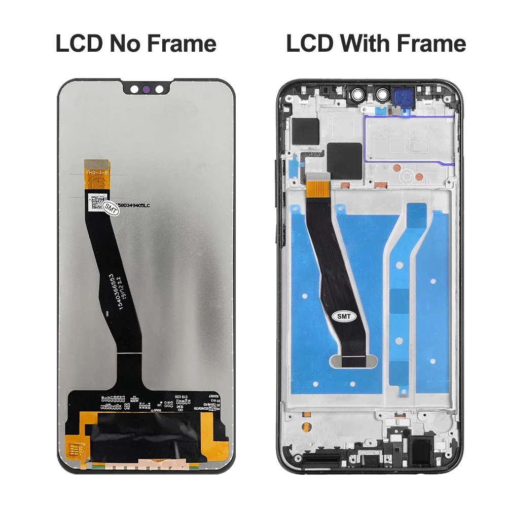 For HUAWEI 6.5\'\'Y9 2019 For AMOLED Enjoy 9 Plus JKM-LX1 LX2 LX3 AL00 LCD Display Touch Screen Digitizer Assembly Replacement