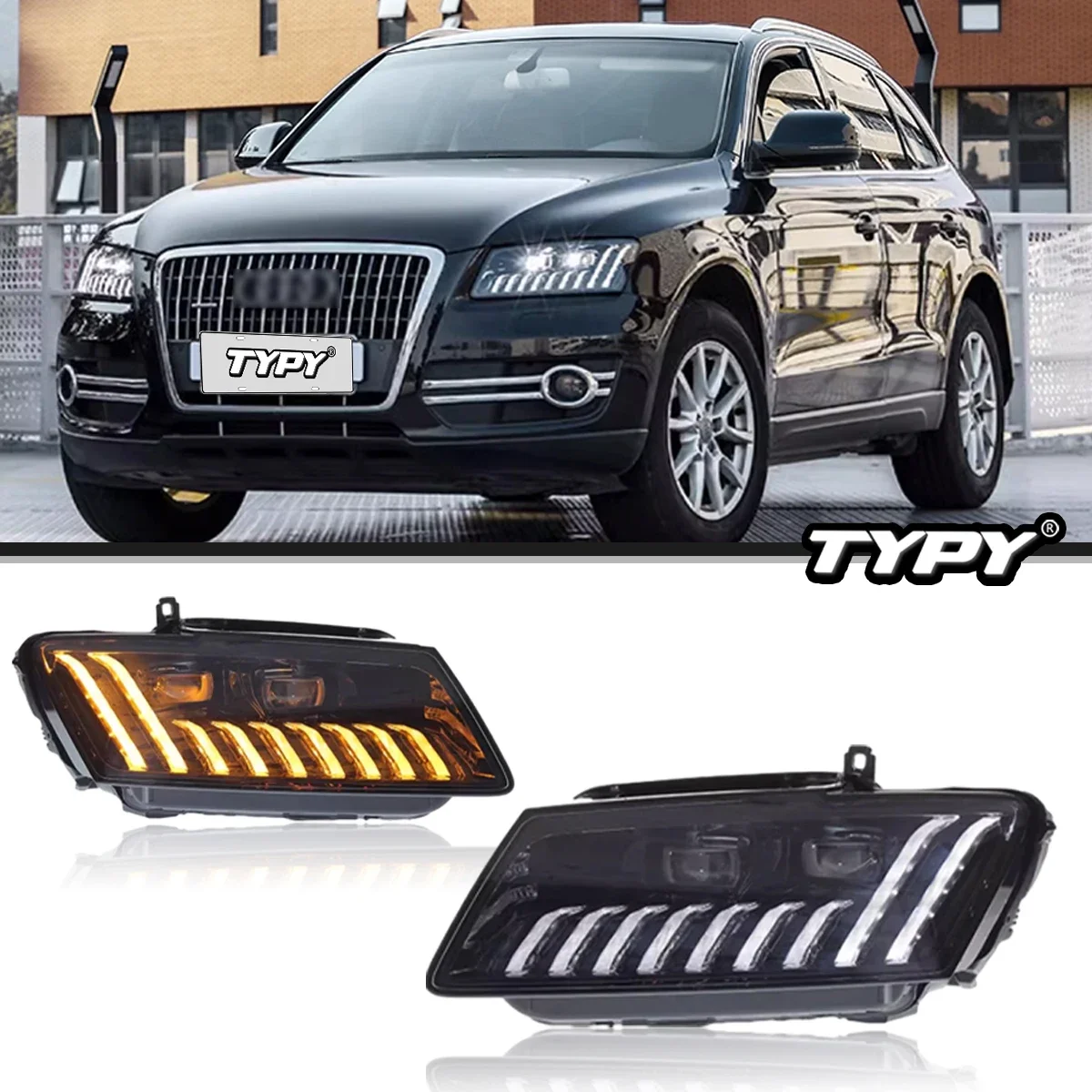 

Car Light LED Projector Head Lamps For Audi Q5 Headlights 2008-2018