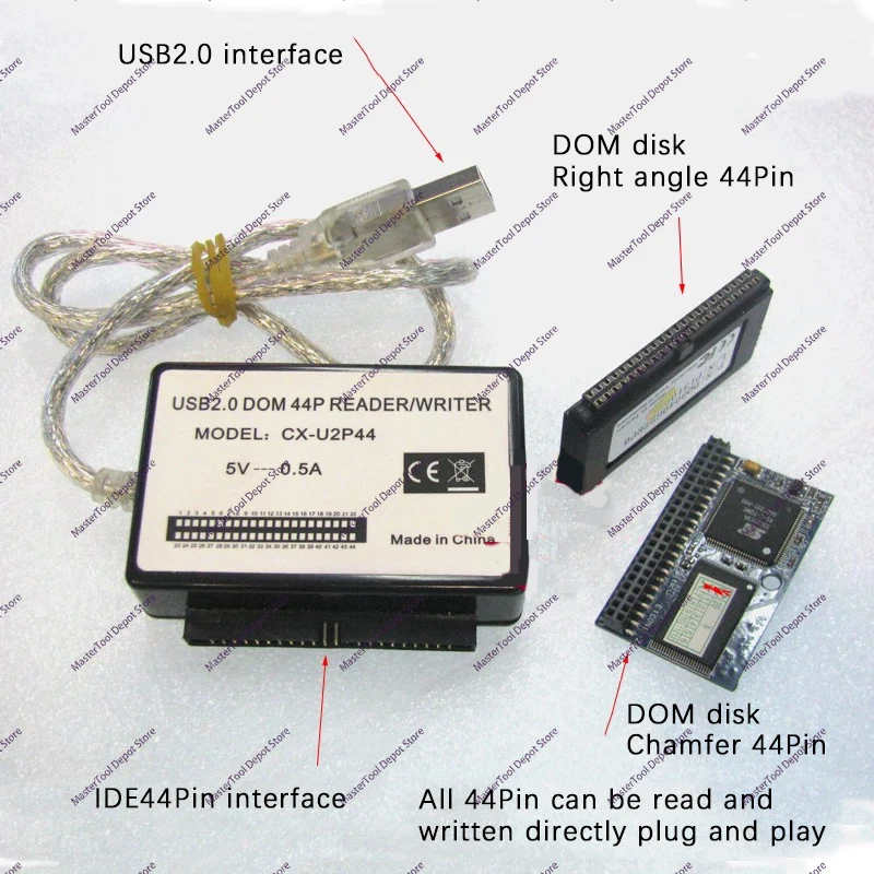 

IDE44-Pin DOM Электронный считыватель дисков USB в DOM Дисчитыватель 44-контактный специальный преобразователь Интерфейс IDE в USB