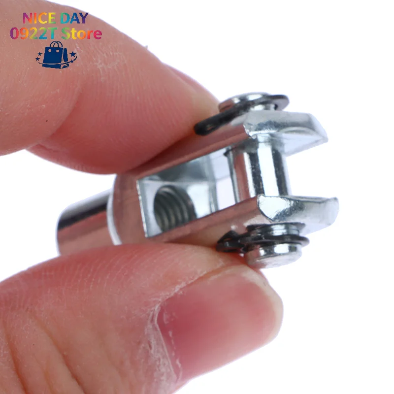 Metal Y-16 M6\*1 Thread Pneumatic Cylinder Y Clevis Joint, 16mm Bore Piston Rod Connector Mechanical Hardware@#X