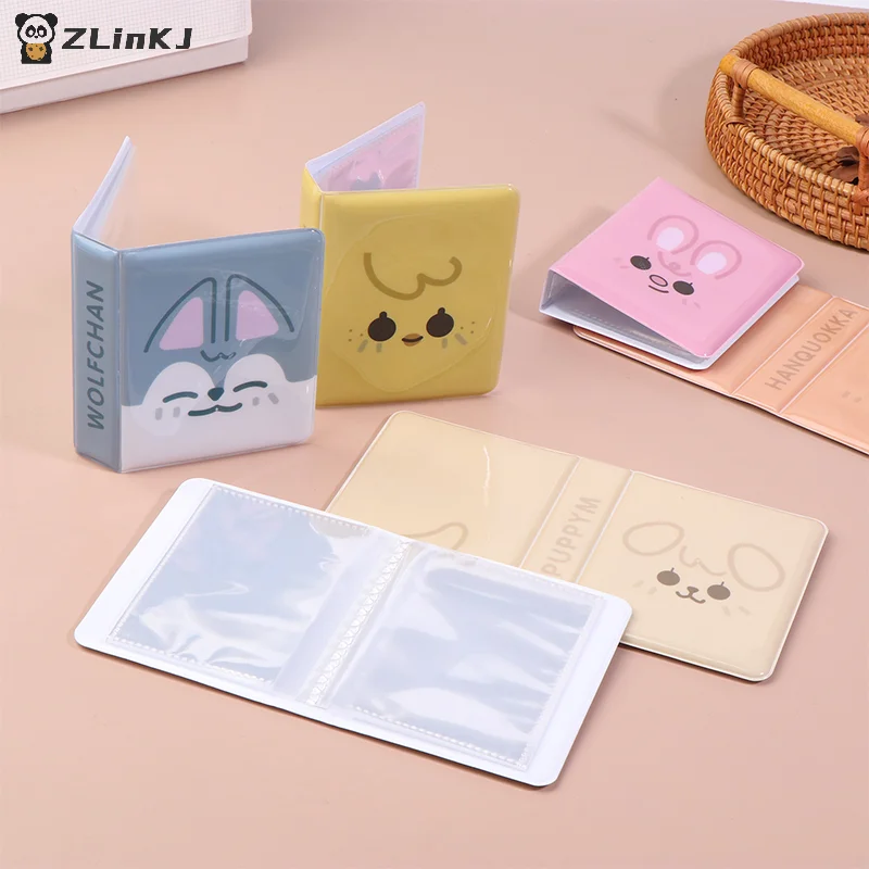 ▶1pcs Cartoon Animal 3 Inch Album Photo Postcard Storage Album Idol Pictures Collection Kpop Card Binder Name Card Book Album