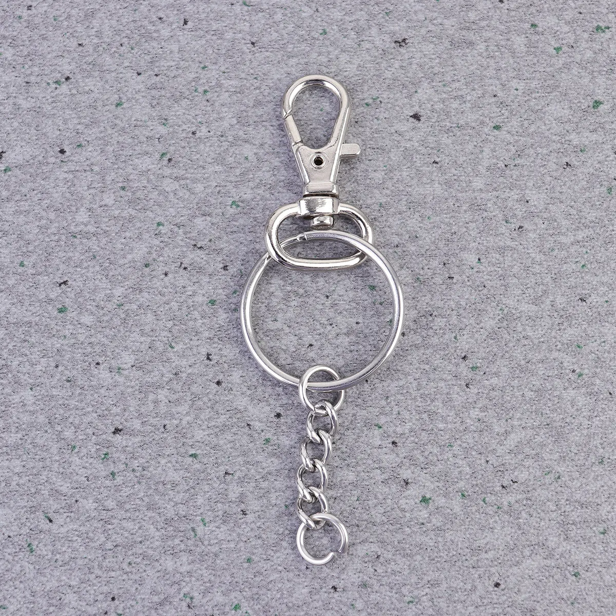 

100Pcs Key Pendant for DIY Stylish Metal Key Hooks with Jump Rings Tassel Pendants Decorative Charms for School Handbag Keyrings