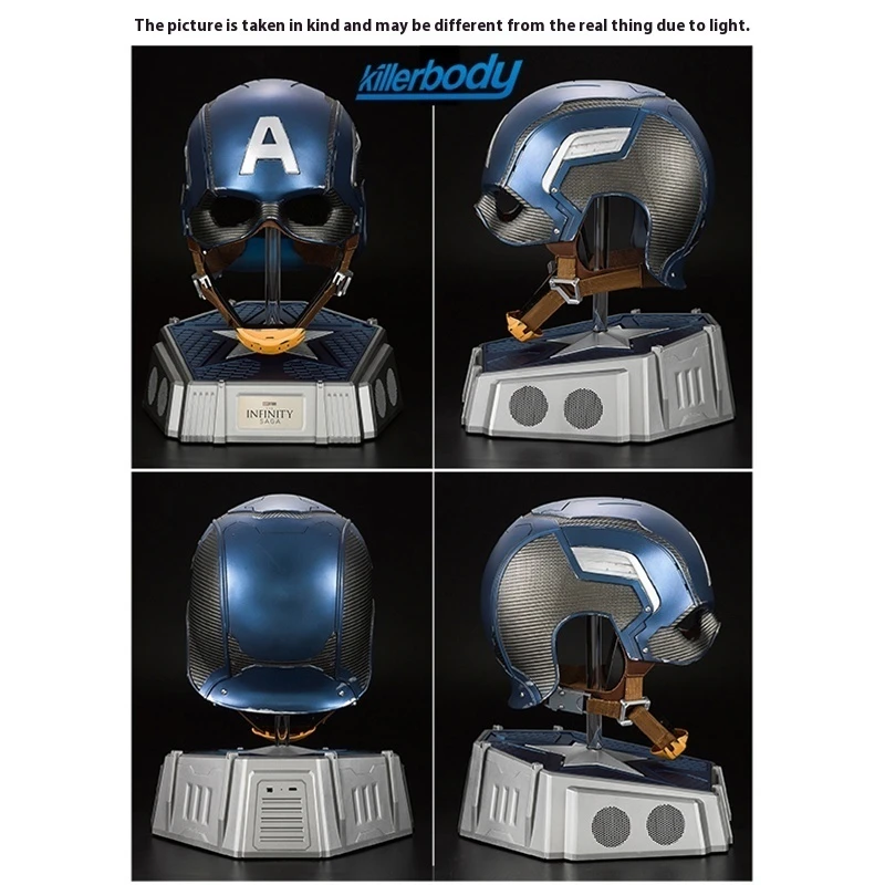 Marvel Legends supermodelo cómic Killerbody Capitán América casco protección facial 1/1 máscara súper guapo regalo de Navidad juguetes para niños