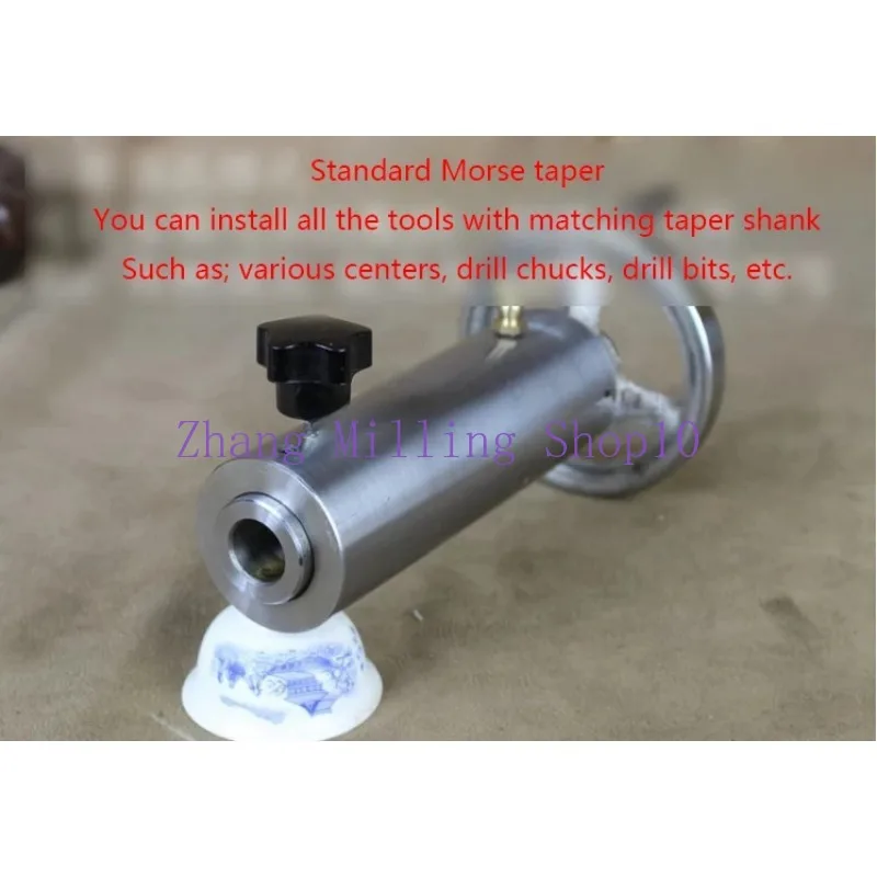 MT2/MT3 Lathe Tailstock Body, Woodworking Lathe, Round Woodwork Bead, Engraving Machine, Jade, Wenwan, Metal Machinery