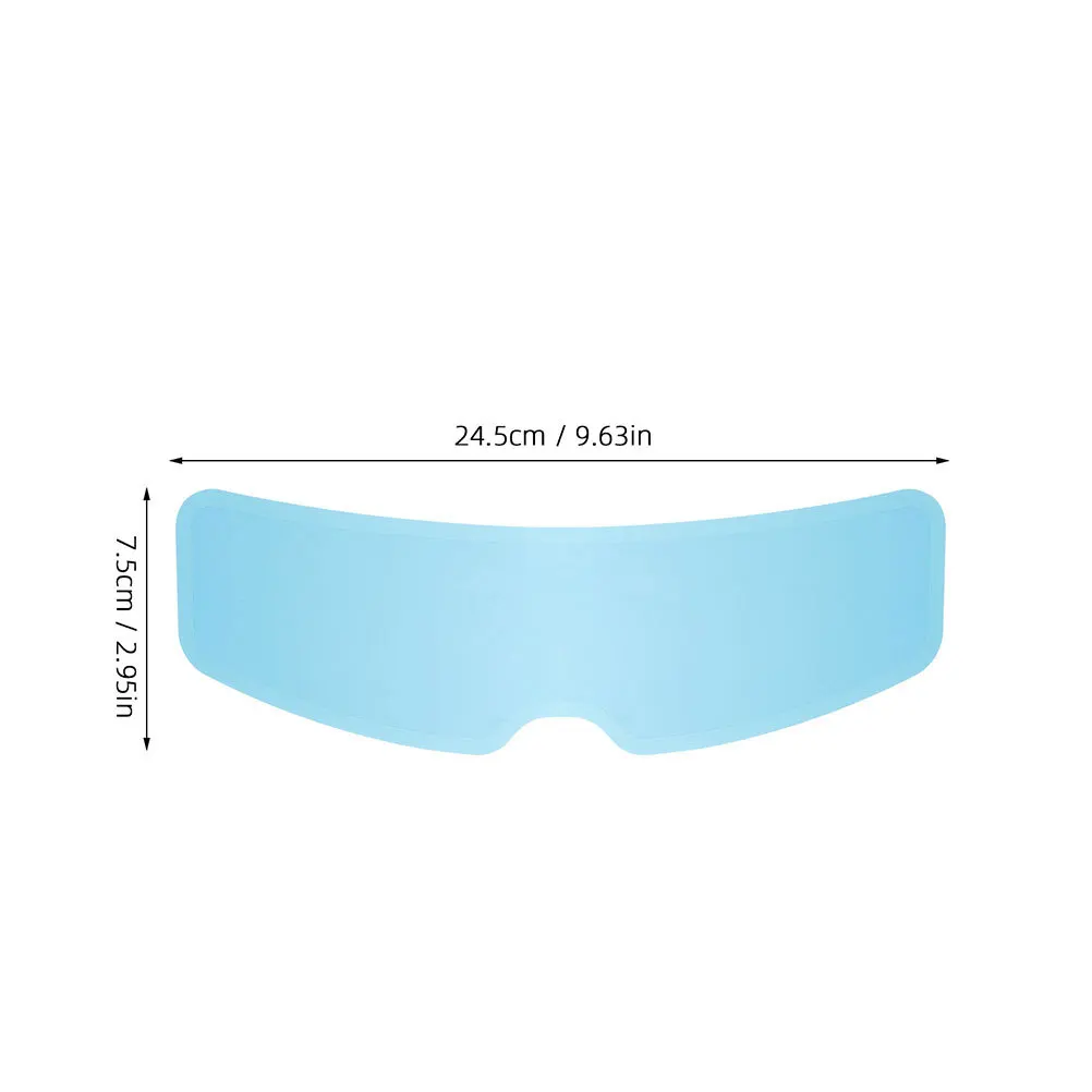 4pcs Anti-Fog Rainproof Film For Motorcycle Visor Clear Waterproof Insert Fog Resistant Sticker Shield Lens Upgrade