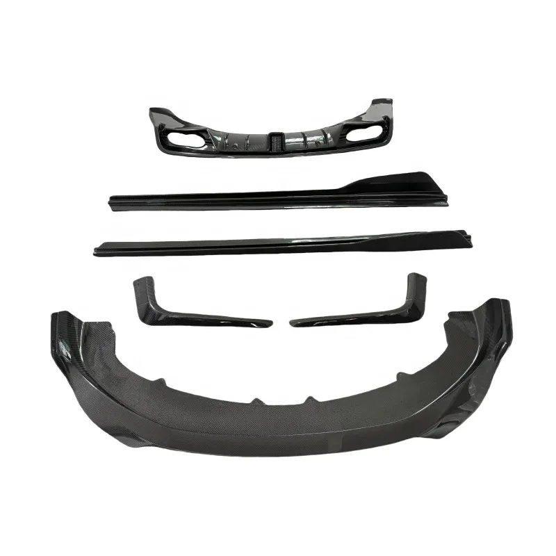 

For Bentley Continental GT 2015-2017 ST Style Carbon Fiber Bumper Canard Wings Side Skirt Front Lip Rear Diffuser