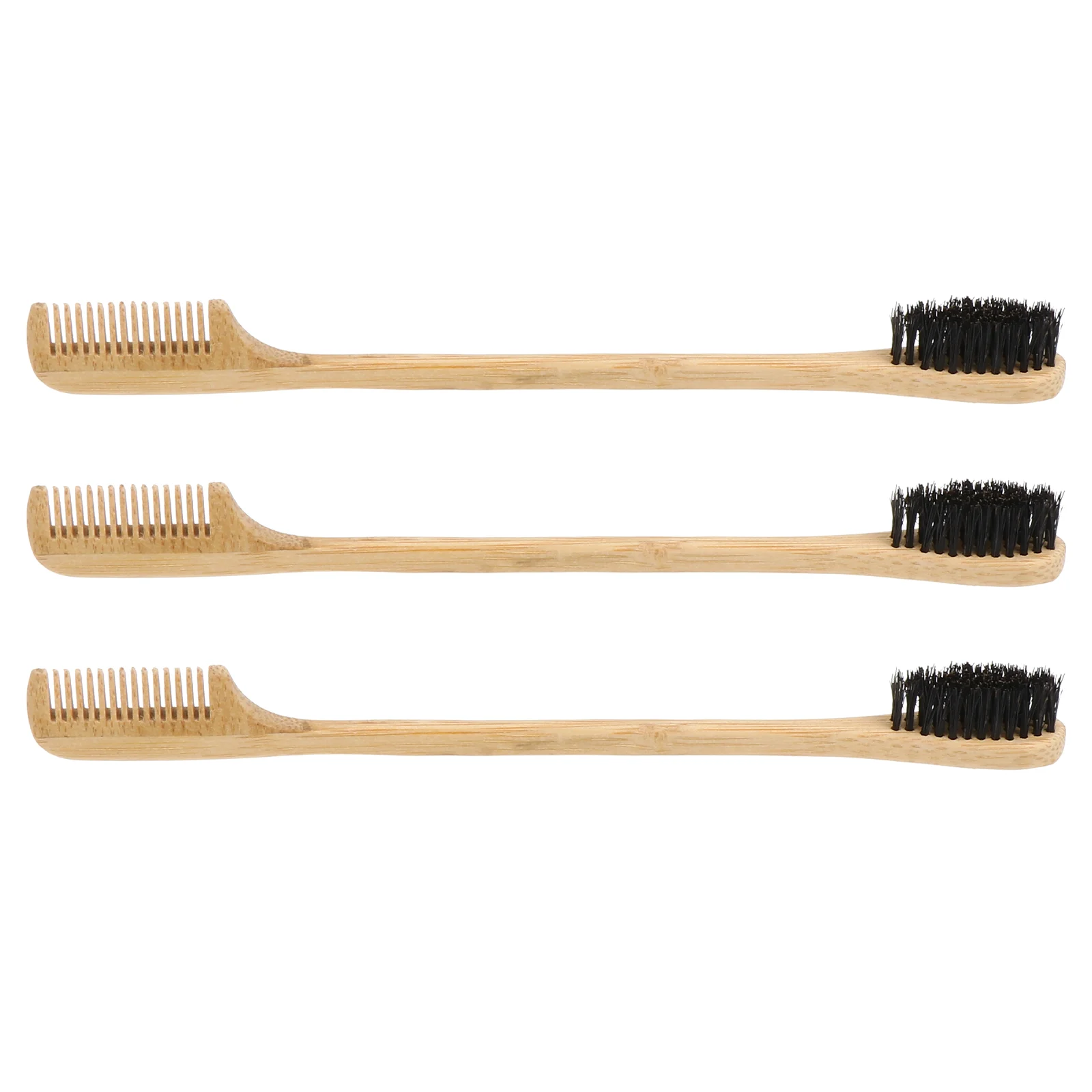 EyeblogugComb-Brosse à cils avec manche en bois, mascara allongeant, maquillage des cils, bambou