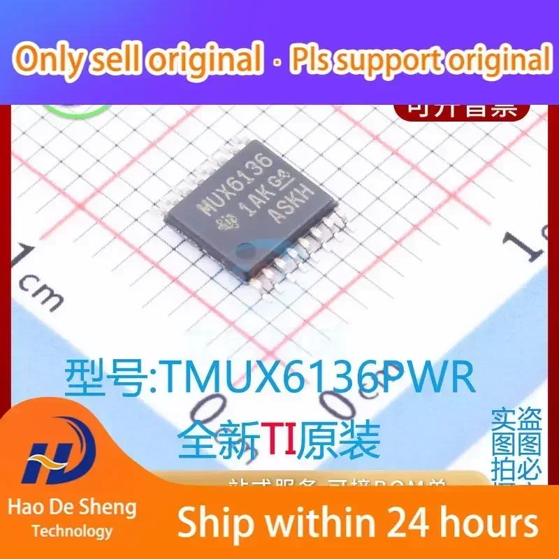 

10 шт./лот TMUX6136PWR логотип MUX6136 TSSOP16 новый оригинальный аккумулятор на складе