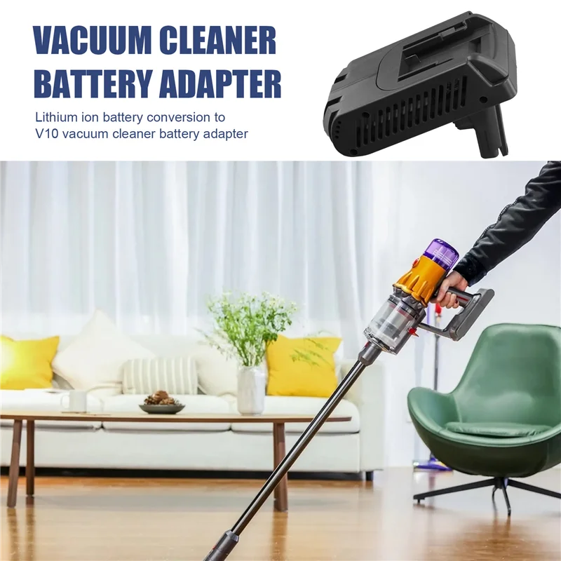 Adaptador de bateria para conversão de bateria de lítio de 20V para aspirador de pó Dyson V11 DW20V11-A58E