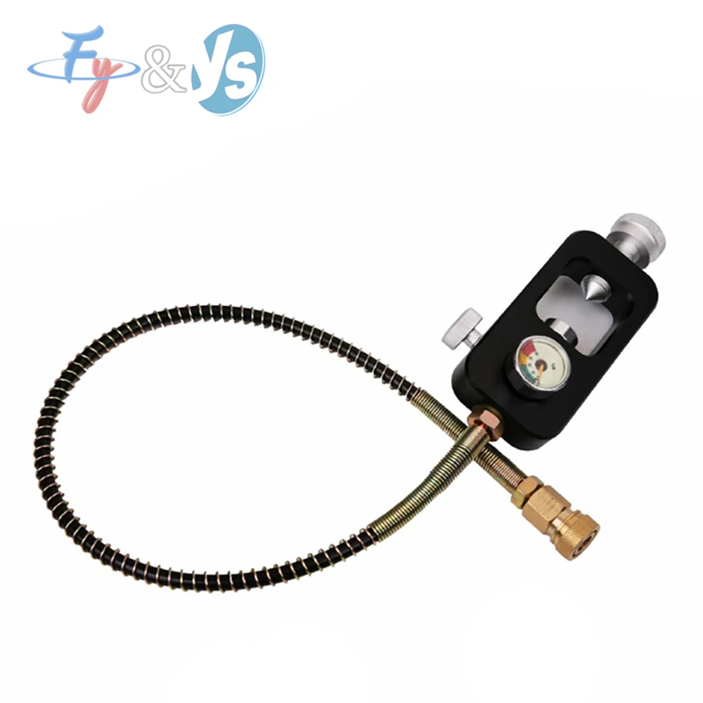 Scuba Diving Tank Valve + Filling Adapter Set High Pressure Air Cylinder Valve with Hose for Diving Tank Refill System