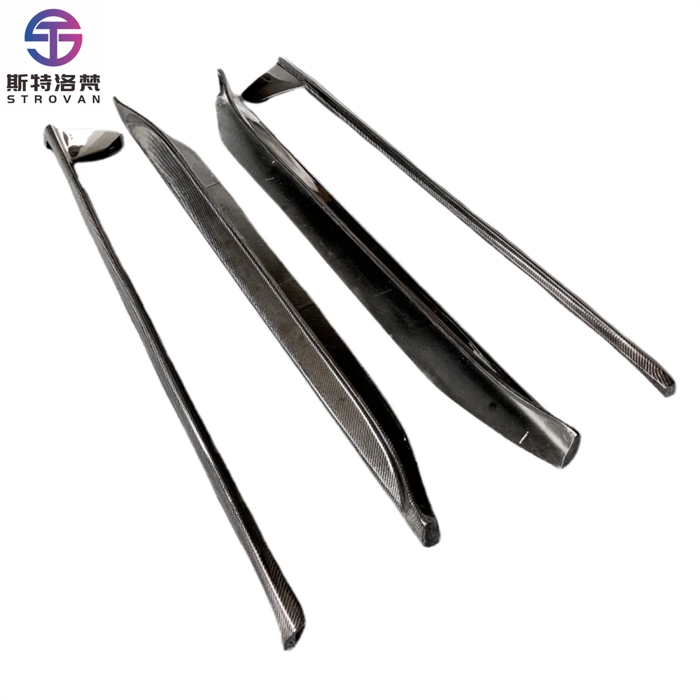

STLF Used TH Style Side Skirt External Kit for Porsches 911 992 Carrera Modification Forging Pattern Car Bumper Side Skirt