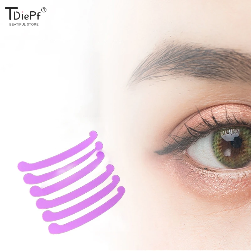 شريط رفع رموش السيليكون ، رموش العين القابلة لإعادة الاستخدام ، وسادة رفع بكرة الشعر ، شريط بيرم ، لوازم تمديد رموش ، مكياج ، زوج واحد ، 3 أزواج ، 6 أزواج