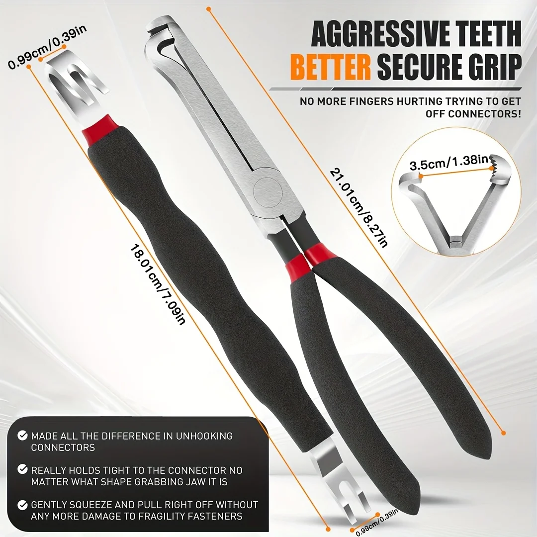 1/2/3pcs Electrical Disconnect Pliers Connector Separator 60 Degree for Electrical Wiring MAF Sensors Fuel Injectors Coils