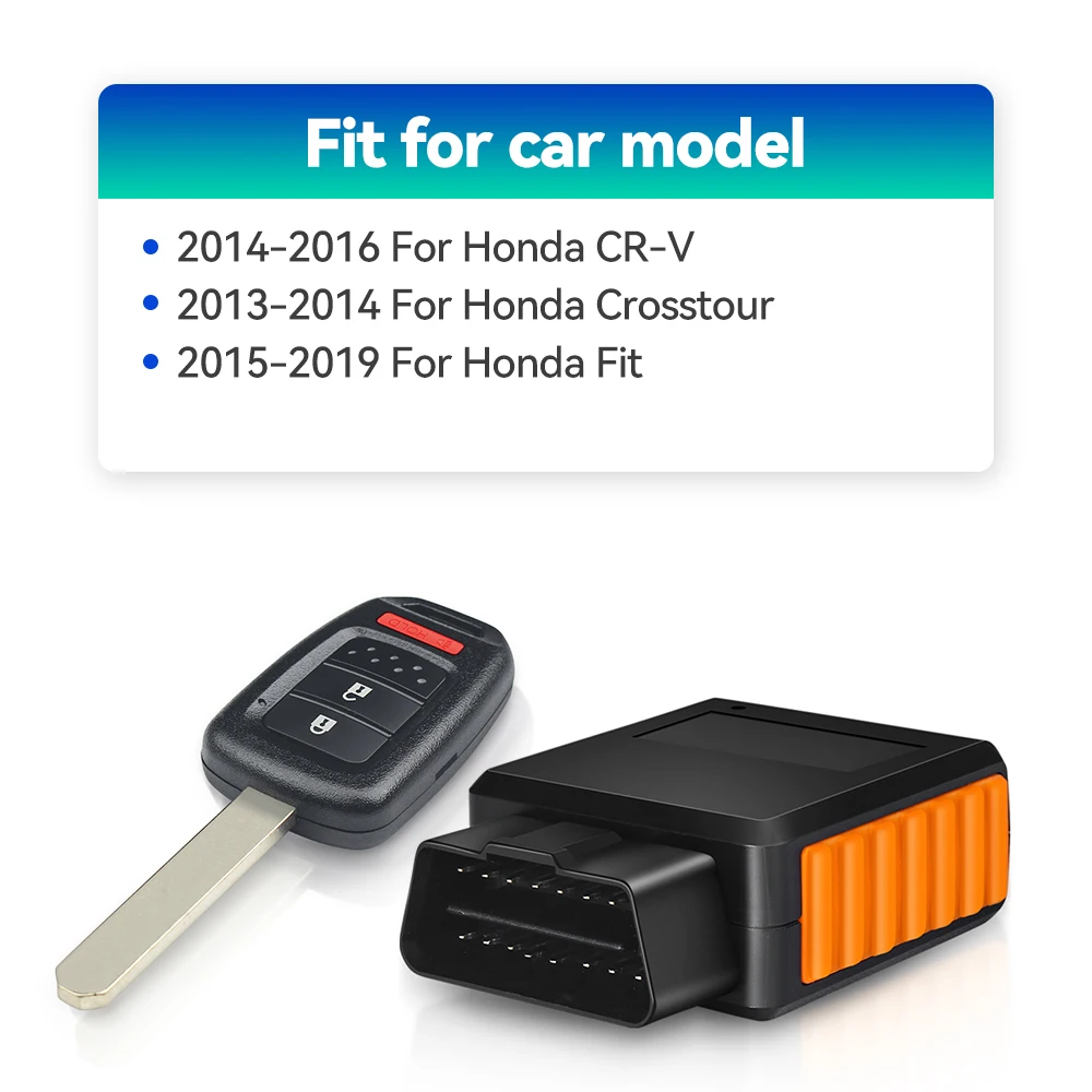 KEYYOU MLBHLIK6-1TA ID47 Remote Key DIY OBD Programming At Home For Honda CRV Accord Fit Crosstour Civic Sedan CR-V MLBHLIK6-1T