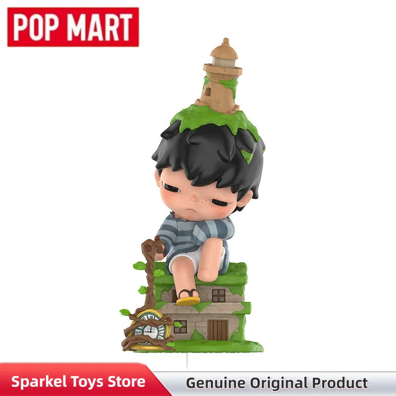 

POPMART Hirono Behind Time Figure Elevator Toys Desktop Ornaments Model Doll Pop Mart Hirono Anime Figure Birthday Gift