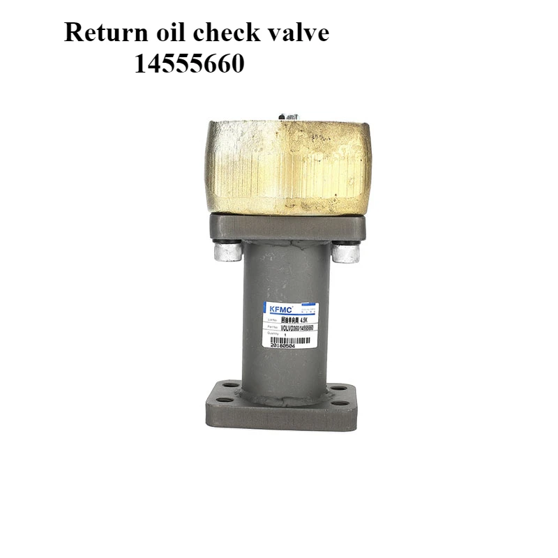 14555660 oil return check valve for VVOLVO EC360 oil return check valve 14555660 pressure 3.0/4.5