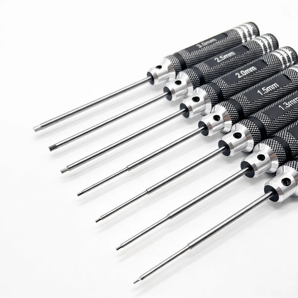 High Speed Steel Hex Screwdriver Kit For RC Helicopter Car Repairing Tool Portable Lightweight Manual Hardware Set