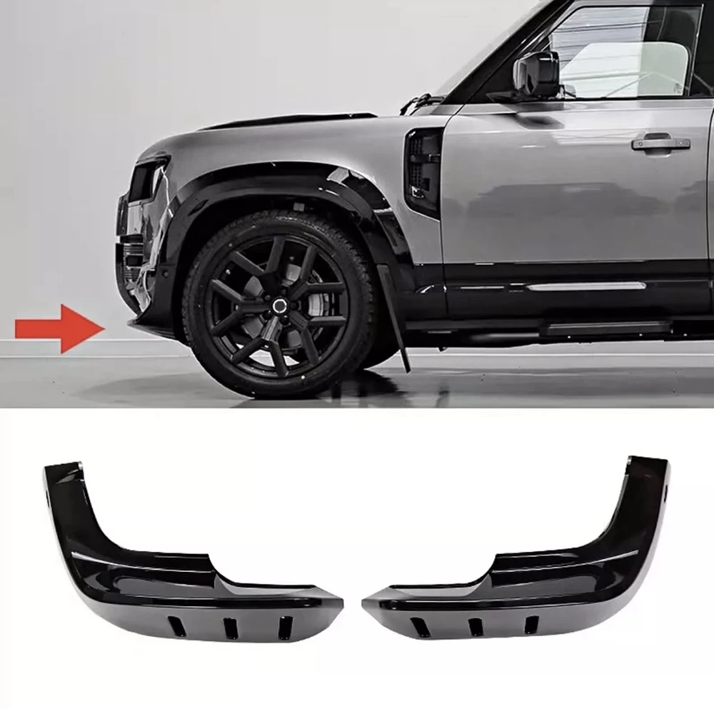 

2020-2025 Land Rover Defender Urban style front bumper splitter lip diffuser spoiler body kit protective panel decorative strip