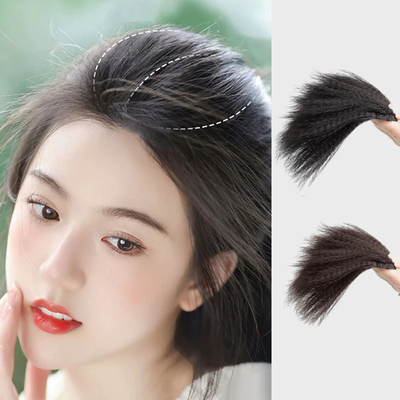 14cm Invisible Hair Volume Pad – Synthetic Seamless Extension for Top-of-Head Fullness