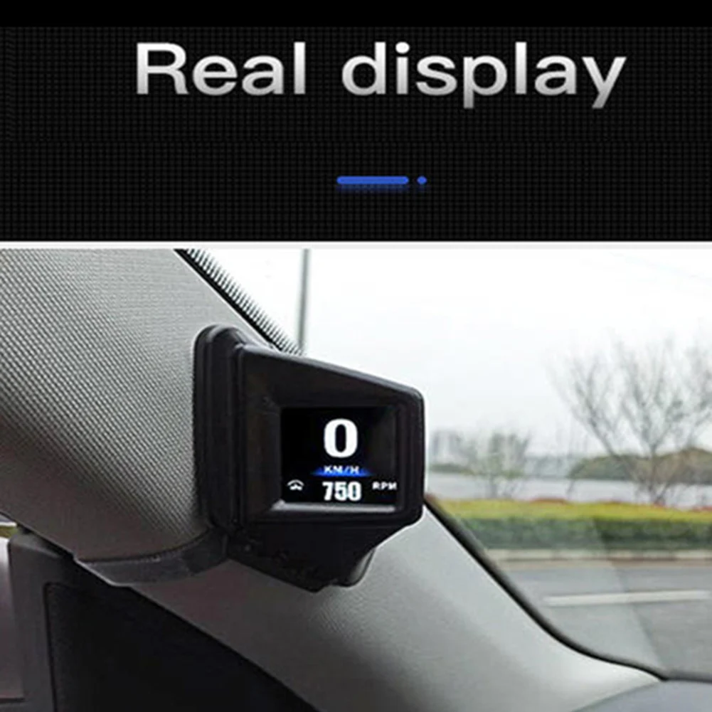 Small HUD Head-up Display Instrument Vehicle Overspeed Alarm Display Car Auto Supplies