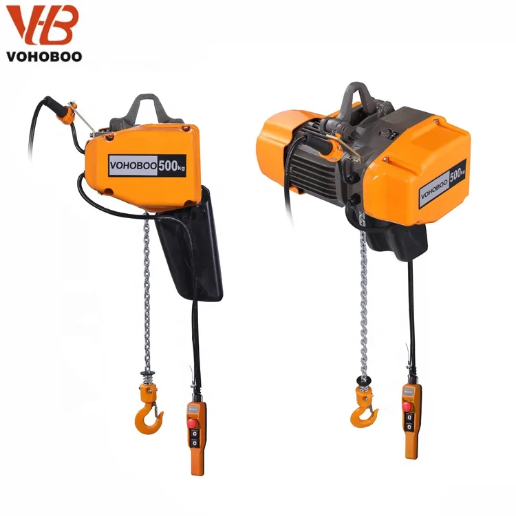 New 0.5T 3 Ton 5ton EQ Series Lifting 7.8M/Min M5 Construction Chain Electric Hoist 380V Metal For Retail & Hotels