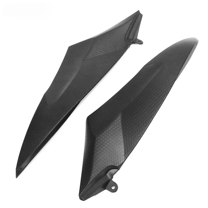 Pair Motorcycle ABS Black Tank Side Covers Panels Decorative Cover Fairing Fit For Yamaha YZFR6 YZF R6 YZF-R6 2006 2007 image 4