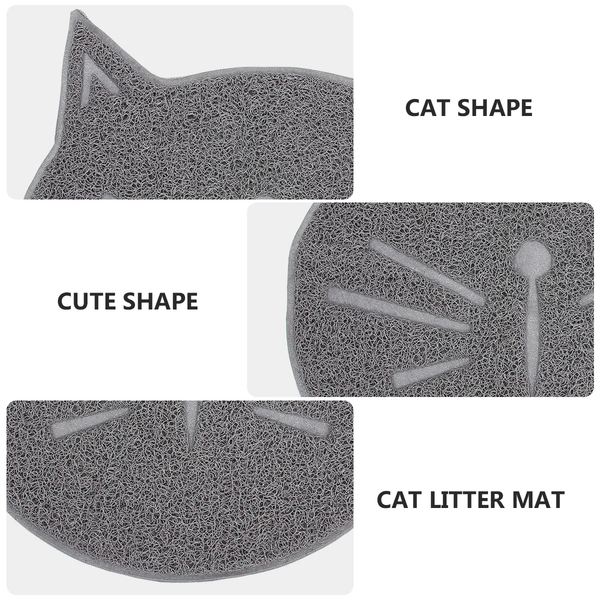 Cat Litter Mat Feeding Pad Claw Grinding Pet Supply Sitting Carpet Tiny Cats Locker