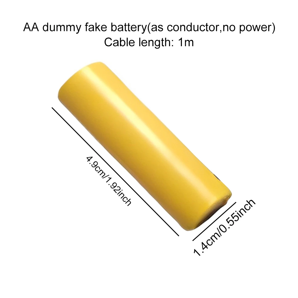 USB 5V To 3V AAA Battery Eliminator USB Power Supply Cable Eliminators Cord Replacement for Remote Control Radio LED Light