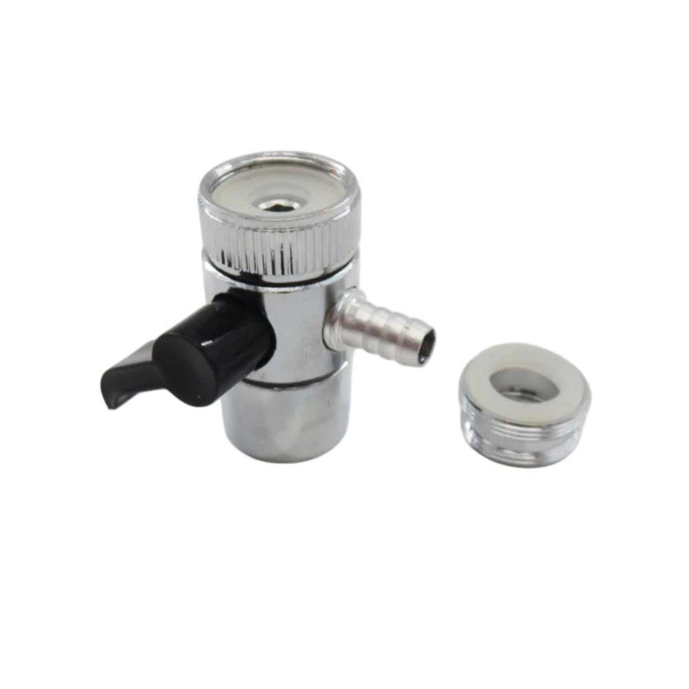 Single-pole Valve Faucet Diverter Switch Zinc Alloy Construction Built-in Filtration Sand Filtering Water Flow Diverter Switch