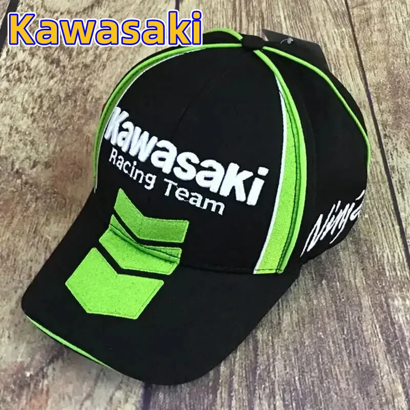 

Original Kawasaki Motorcycle Baseball cap Summer Adjustable Sun Hat Men's Women's Outdoor Sports Fashion Headwear