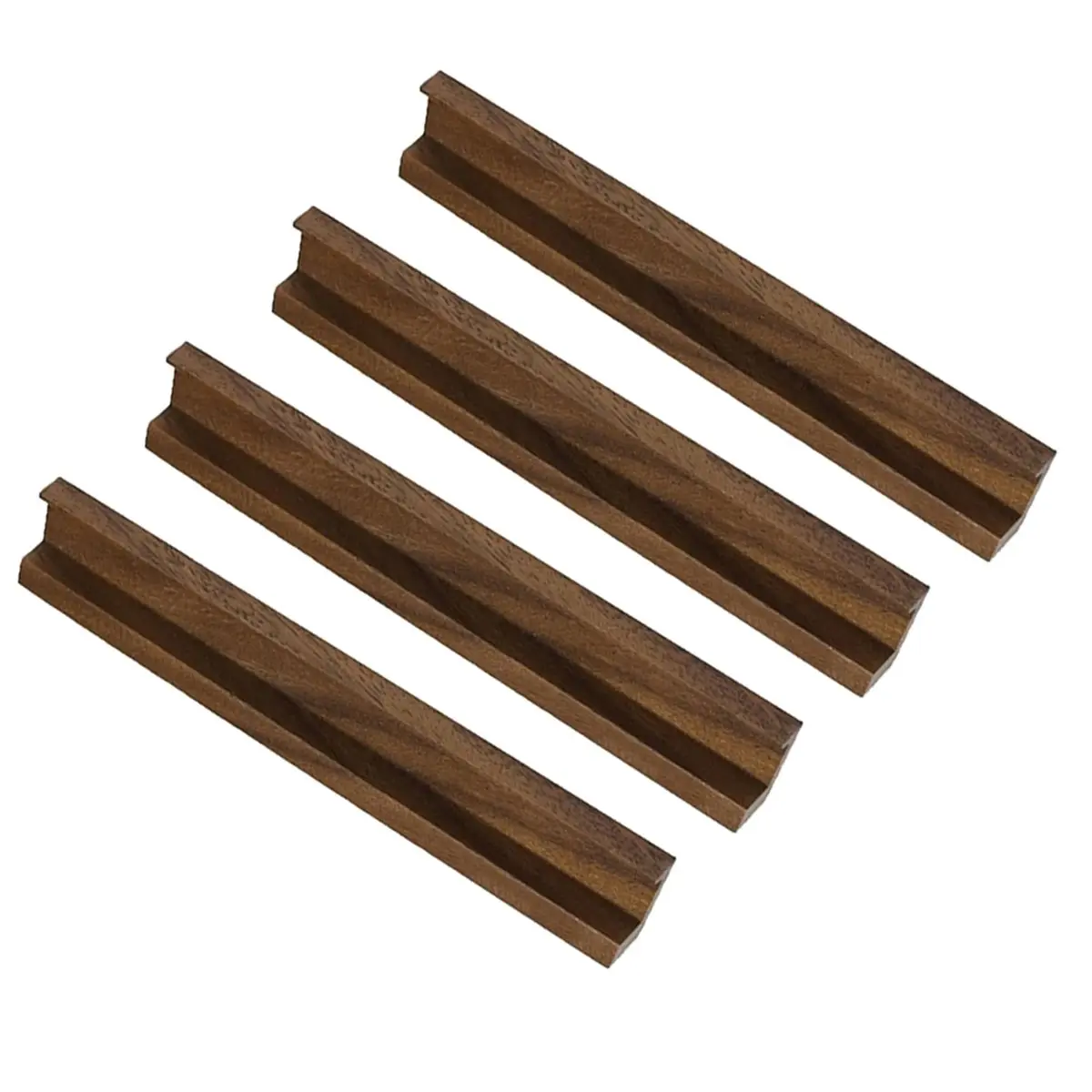 2026 New Tool 4 Pack Wood Vinyl Wall Display No Drill with 2 Mount Options Adhesive & Screws,Wood Vinyl Wall Mount