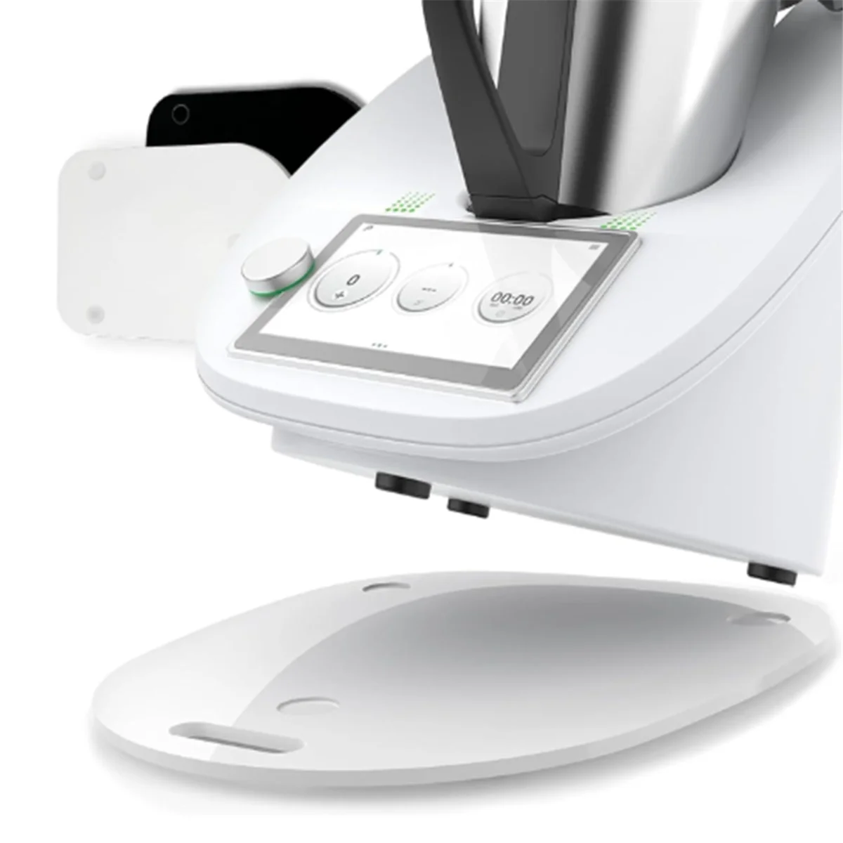 เครื่องใช้ในครัวแผ่นกันลื่นสําหรับ Thermomix TM5 TM6 Stand Mixer Mover หม้อหุงข้าวป้องกันการลื่นไถลและสั่น WhiteM14K