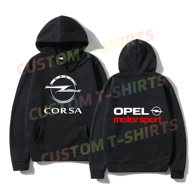 

2024 Oversized Essential Men New Opels Logo Team Racing Motorsport Hoodies Thermal Sportswear Women Long Sleeves Unisex S-3XL