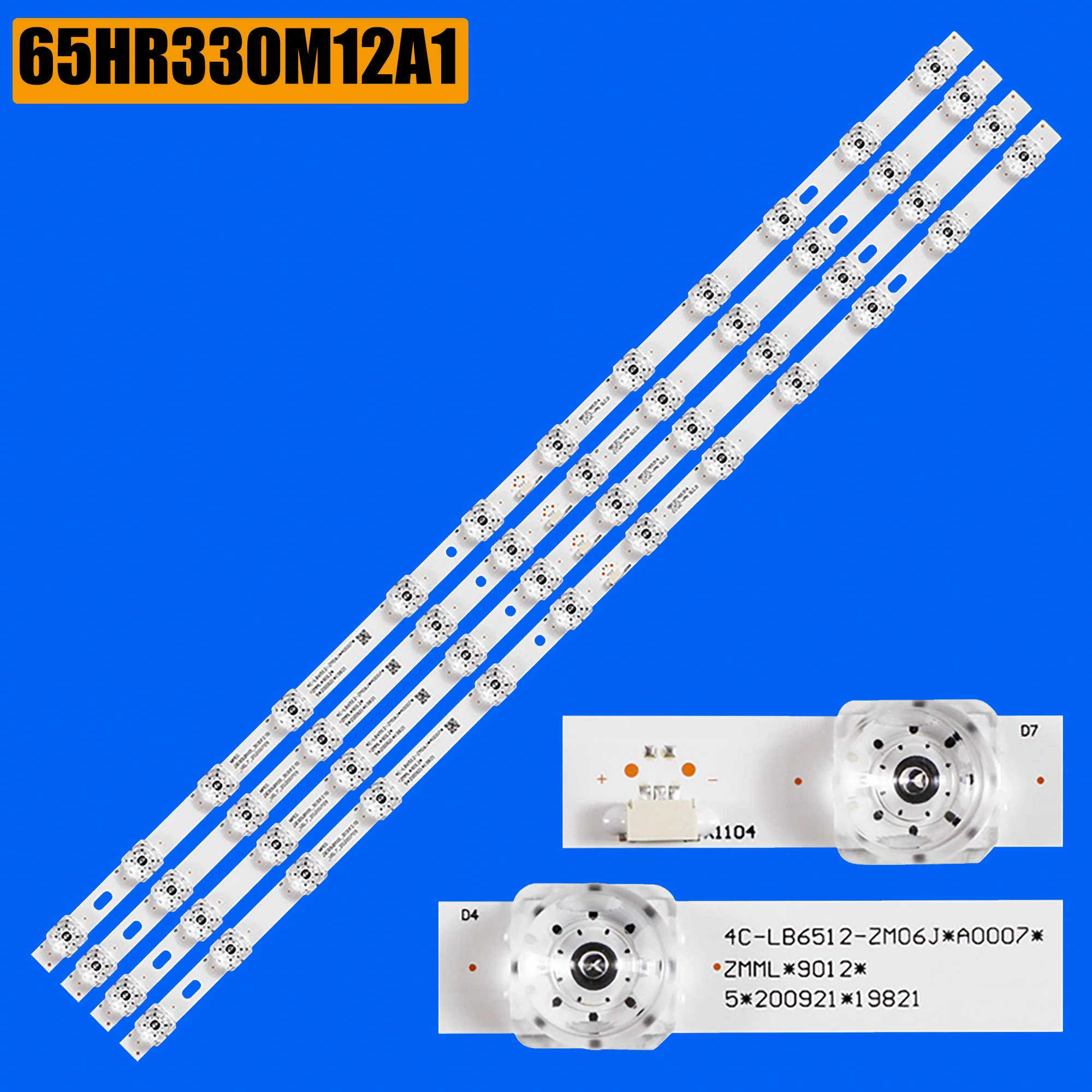 

1/5/10 Kits LED Backlight For 65S434 65p735 65p725 65A465 65V6D 65HR330M12A1-V0-65F8 GIC65LB105-3030F2.1D-V0.7 4C-LB6512-HR01J