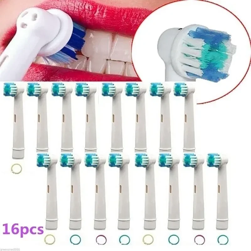 Vitality Rechargeable Electric Toothbrush Heads Replace For Oral- B(1pack/4pcs)